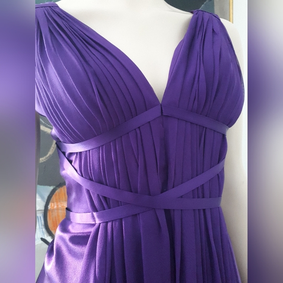 Dina Bar-El | Silk Dress with Wrap Tie - Picture 5 of 14